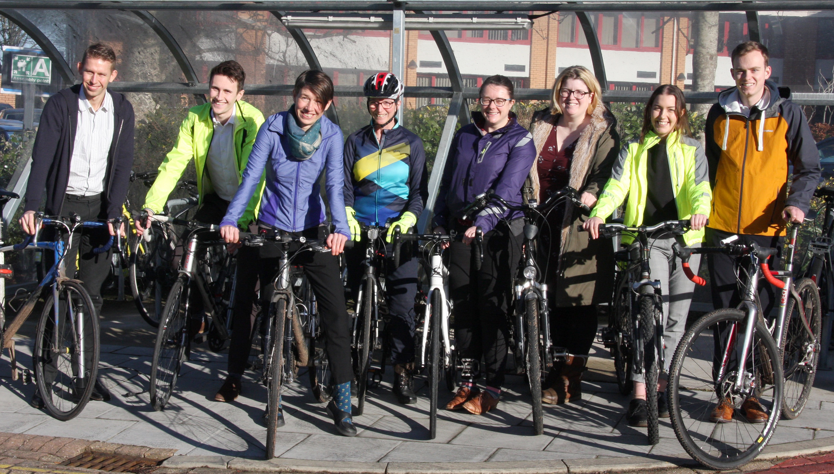 OfS employees' cycle club