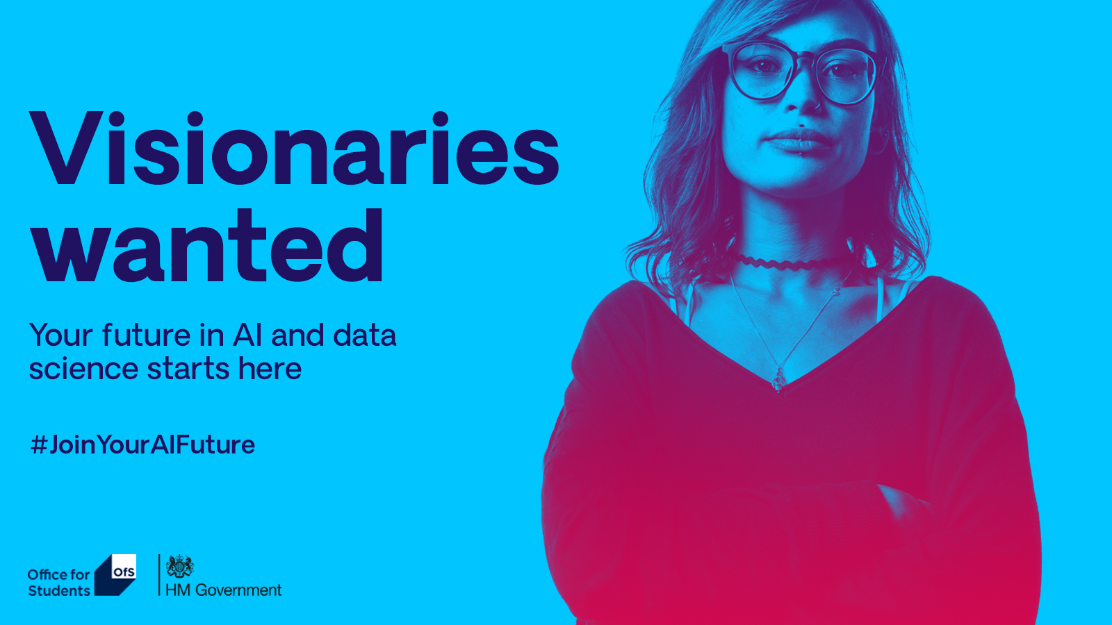 Visionaries wanted: your future in AI and data science starts here #JoinYourAIFuture