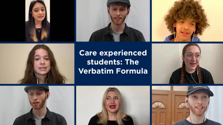 Care experienced students: The Verbatim Formula