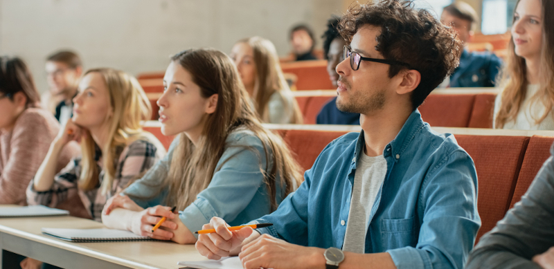 University students in a lecture