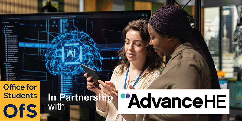 OfS in partnership with AdvanceHE - artificial intelligence research project
